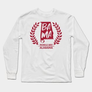 Bama Bay - Crimson Long Sleeve T-Shirt